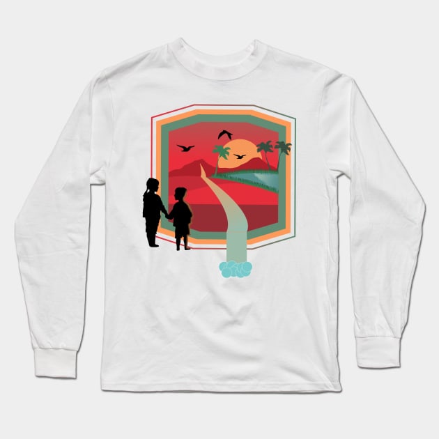 MIRAGE Long Sleeve T-Shirt by VISUALIZED INSPIRATION